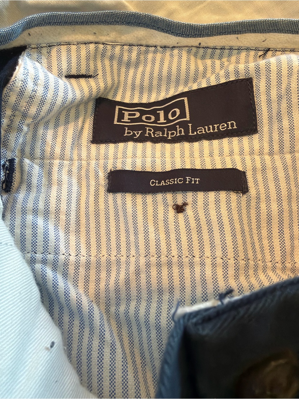 Polo by Ralph Lauren Navy Chinos - Straight Leg 32 x 32 - Picture 8 of 12